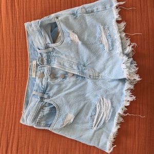 PacSun vintage high rise demin shorts